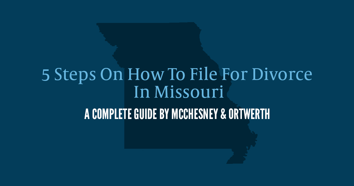 how to file for divorce in Missouri